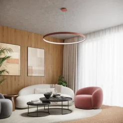 Żyrandol RIO 78 ochra czerwona LED 3000K (TH.396) - Thoro Lighting