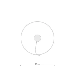 Żyrandol RIO 78 ochra czerwona LED 3000K (TH.396) - Thoro Lighting