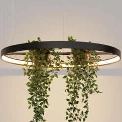 Żyrandol RIO BIO 78 czarny LED 3000K (TH.551) - Thoro Lighting