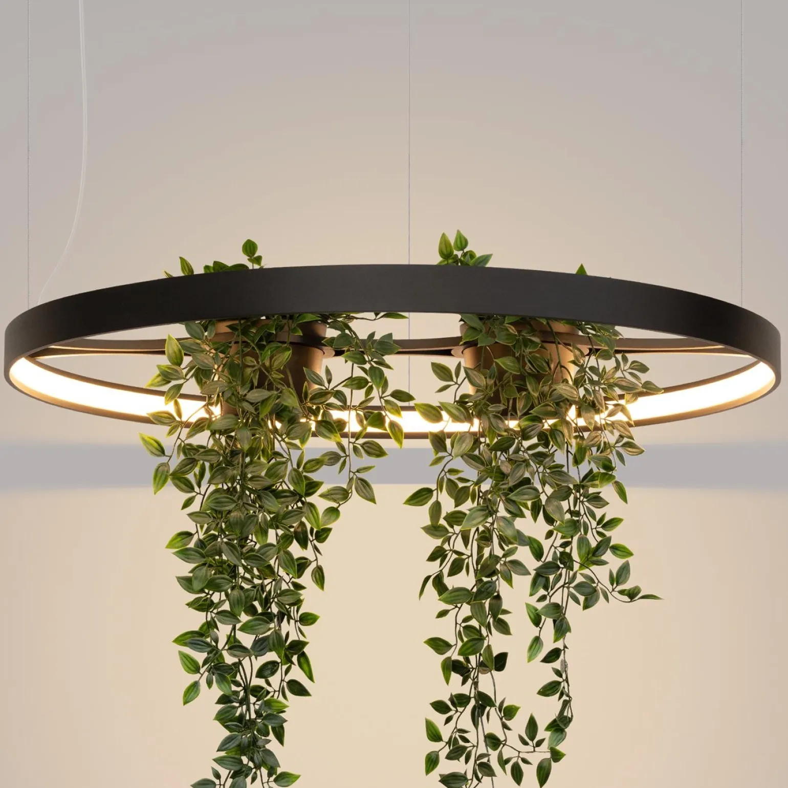 Żyrandol RIO BIO 78 czarny LED 3000K (TH.551) - Thoro Lighting