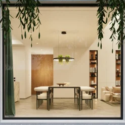 Żyrandol RIO BIO 78 czarny LED 3000K (TH.551) - Thoro Lighting