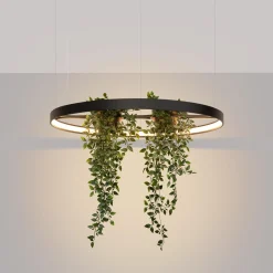 Żyrandol RIO BIO 78 czarny LED 3000K (TH.551) - Thoro Lighting