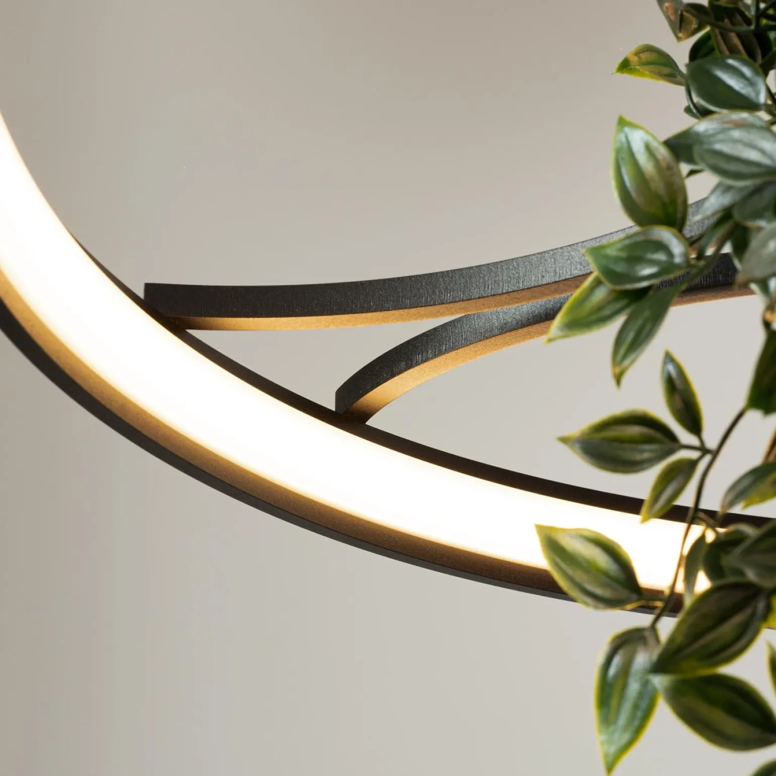 Żyrandol RIO BIO 78 czarny LED 3000K (TH.551) - Thoro Lighting