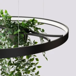 Żyrandol RIO BIO 78 czarny LED 4000K (TH.552) - Thoro Lighting