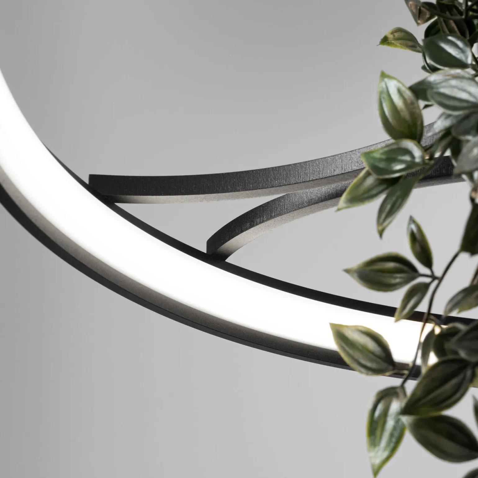 Żyrandol RIO BIO 78 czarny LED 4000K (TH.552) - Thoro Lighting