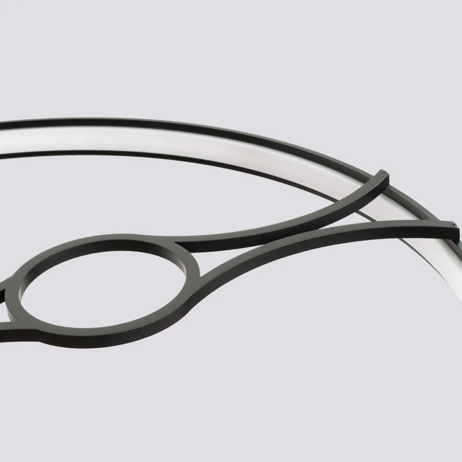 Żyrandol RIO BIO 78 czarny LED 4000K (TH.552) - Thoro Lighting