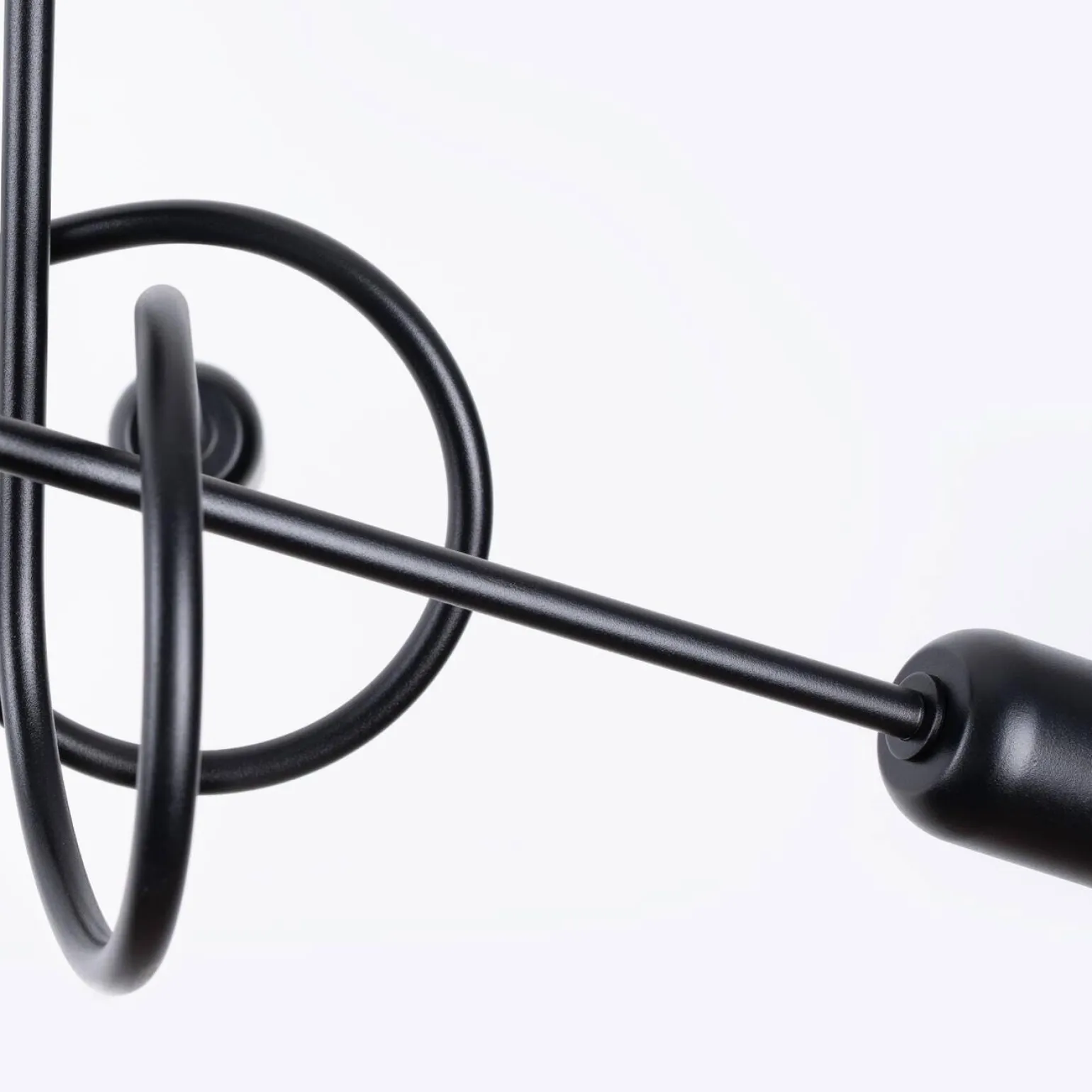 Żyrandol SUPEŁ 5 czarny (SL.1435) - Sollux Lighting