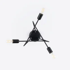 Żyrandol SUPEŁ 3 czarny (SL.1434) - Sollux Lighting