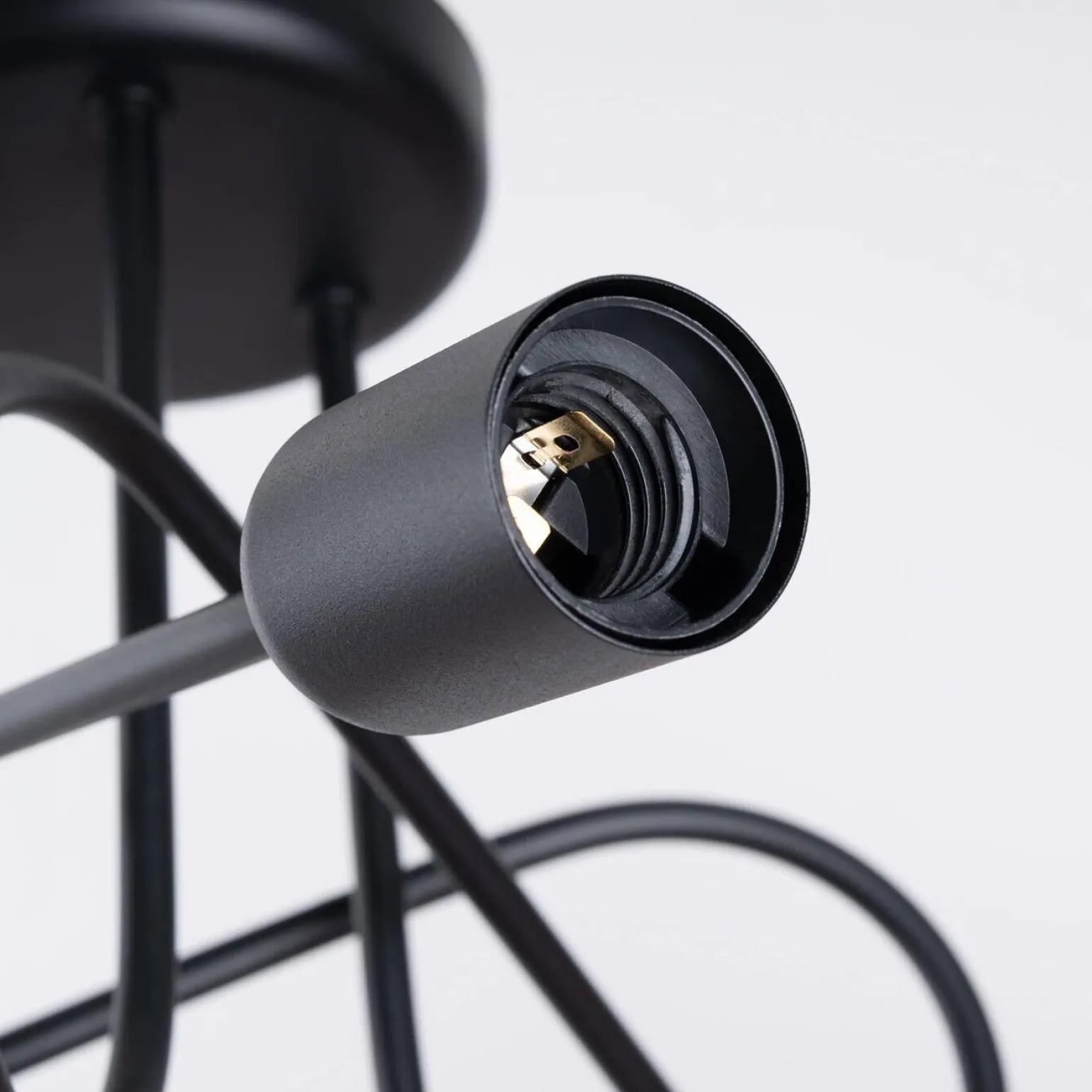 Żyrandol SUPEŁ 3 czarny (SL.1434) - Sollux Lighting