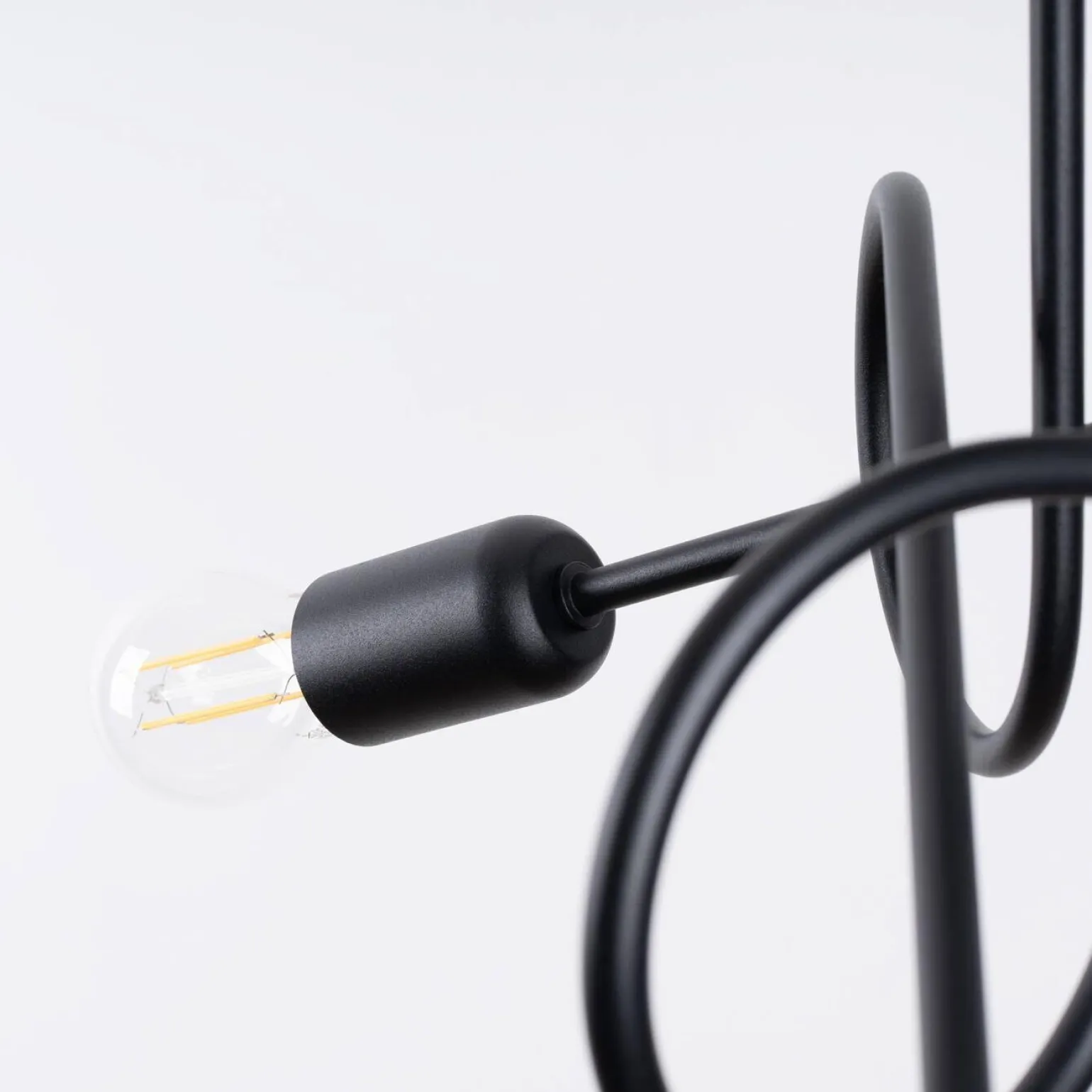 Żyrandol SUPEŁ 3 czarny (SL.1434) - Sollux Lighting