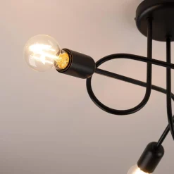 Żyrandol SUPEŁ 3 czarny (SL.1434) - Sollux Lighting