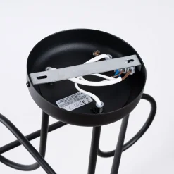 Żyrandol SUPEŁ 3 czarny (SL.1434) - Sollux Lighting