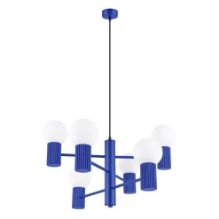 Żyrandol sześcioramienny HALO 6 ultramaryna (SL.1835) - Sollux Lighting