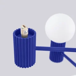 Żyrandol sześcioramienny HALO 6 ultramaryna (SL.1835) - Sollux Lighting