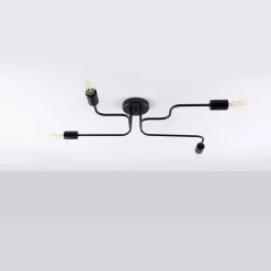 Żyrandol VECTOR 4 czarny (SL.1446) - Sollux Lighting