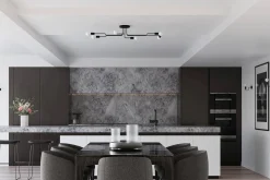 Żyrandol VECTOR 4 czarny (SL.1446) - Sollux Lighting