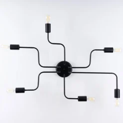 Żyrandol VECTOR 6 czarny (SL.1447) - Sollux Lighting