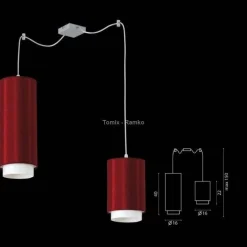 Żyrandol W-2 NET ecru (67198 Ramko) - żyrandol