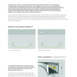 Żyrandol Wew. Echo 60 Kol. Biały 3000Do Wewnątrz - Ramko