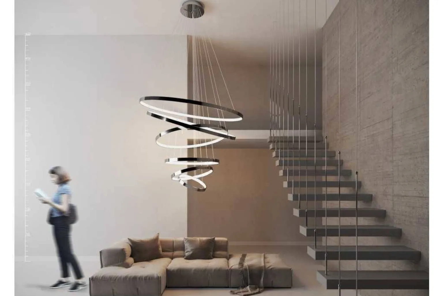 Żyrandol WHEEL XXL BLACK (AZ3137) - Azzardo