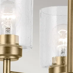 Żyrandol Winslow - 3 źródła światła - Naturalny mosiądz (KL-WINSLOW3-NBR) - Elstead Lighting