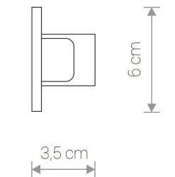 Zaślepka końcowa PROFILE RECESSED DEAD END CAP WHITE (8974) - Nowodvorski