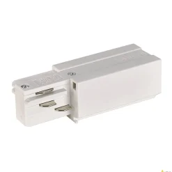 ZASILACZ, do 3-fazowej wysokonapięciowej szyny natynkowej EUTRAC, uziemienie z prawej strony, kolor biały (1001514) - SLV