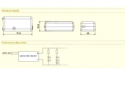 Zasilacz led napięciowy 10W 12V= (GOV12) - Govena