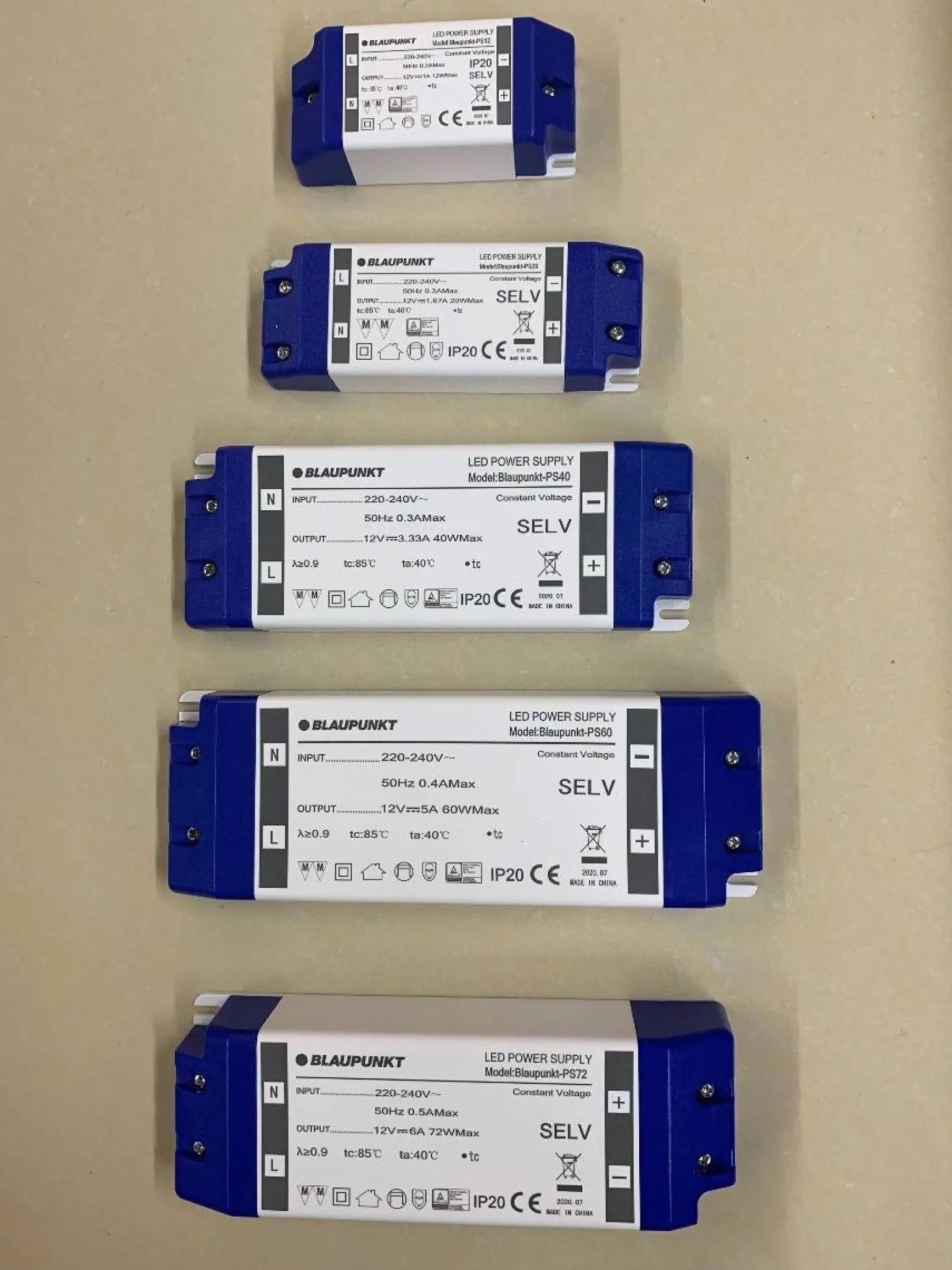 Zasilacz LED 12V 40W do taśm (BLAUPUNKT-PS40)