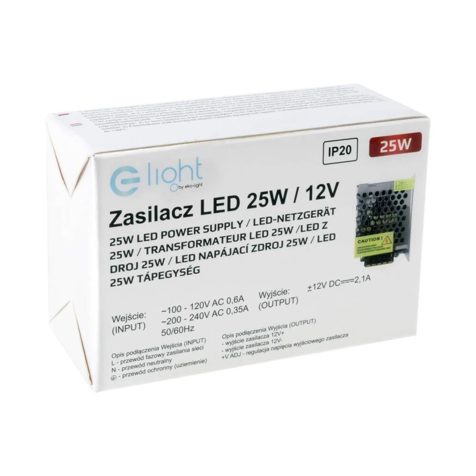 ZASILACZ LED 25W (EKZAS9701) - Eko-Light