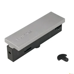 ZASILACZ ŚRODKOWY, do 3-fazowej wysokonapięciowej szyny natynkowej EUTRAC, kolor srebrnoszary (145534) - SLV