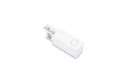 Zasilanie końcowe lewe TRACK 3 LINE END POWER LEFT białe (AZ4283) - Azzardo