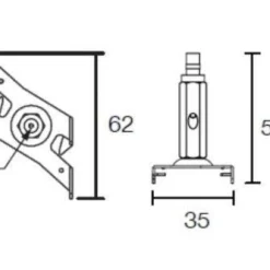 Zawiesie linkowe Wire do szynoprzewodu 5m (black) (8131) - Shilo