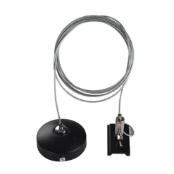 Zawiesie 2m do szynoprzewodu natynkowego 1F 230V - Czarne (6337) - Brosline