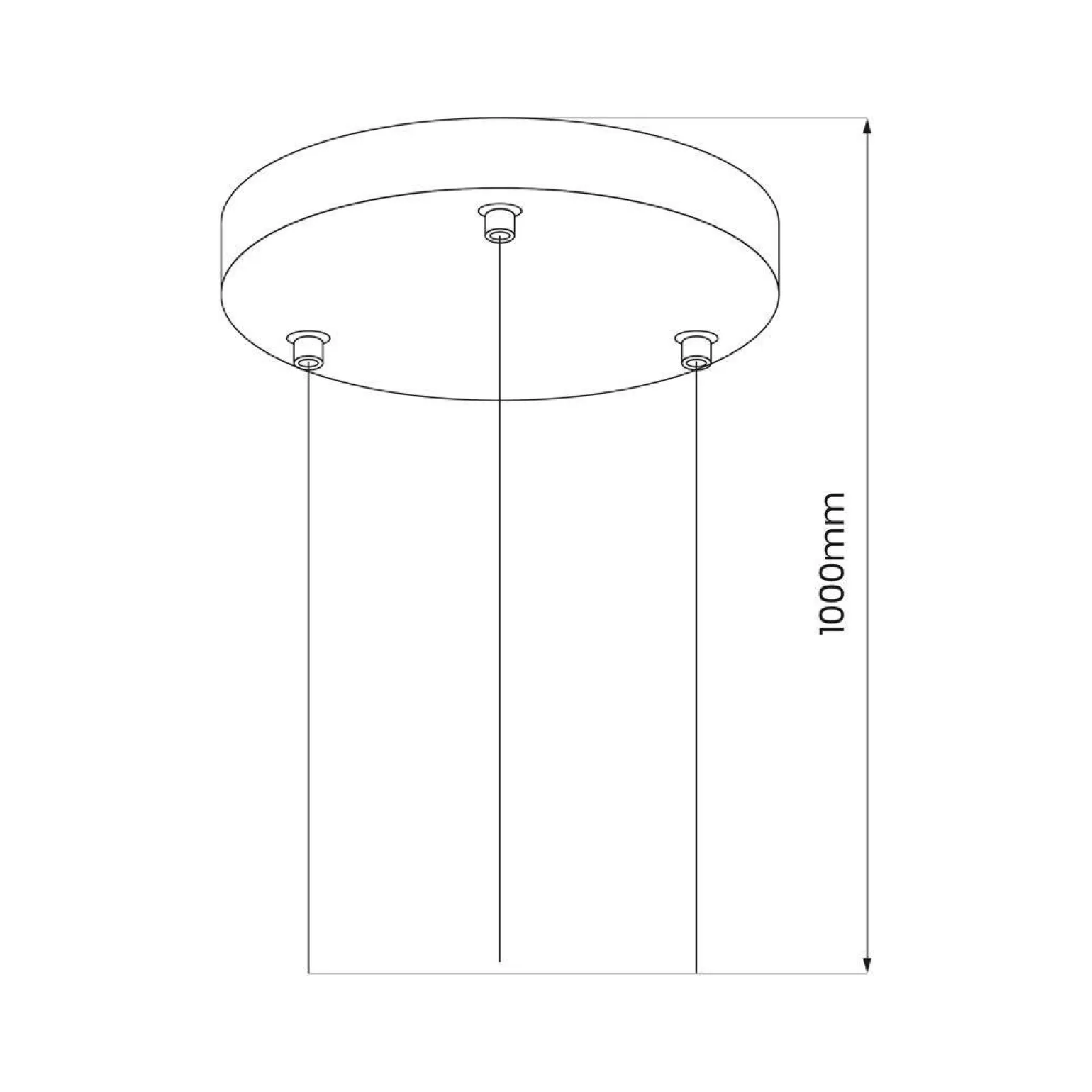 Zawiesie Plafon MAQ 32W / 40W (ML0444) - Milagro