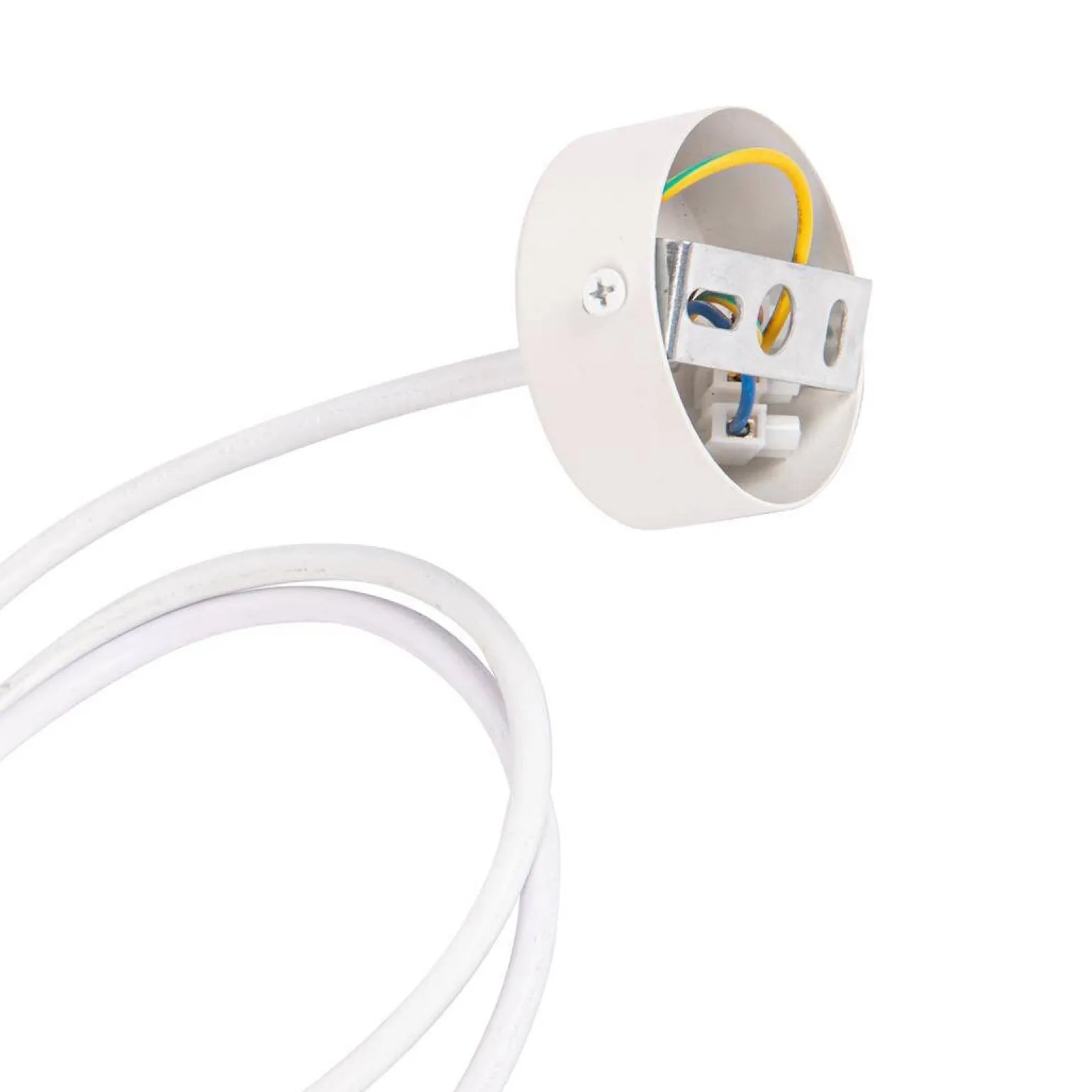 Zawiesie Zasilające Prowadnica Track Biały 1-Obwodowy (ML0719) - Milagro