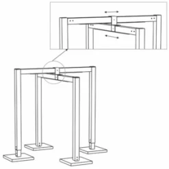 Złącze konfiguracyjne do lamp ogrodowych Taketa - Antracyt (9953) - Shilo Garden