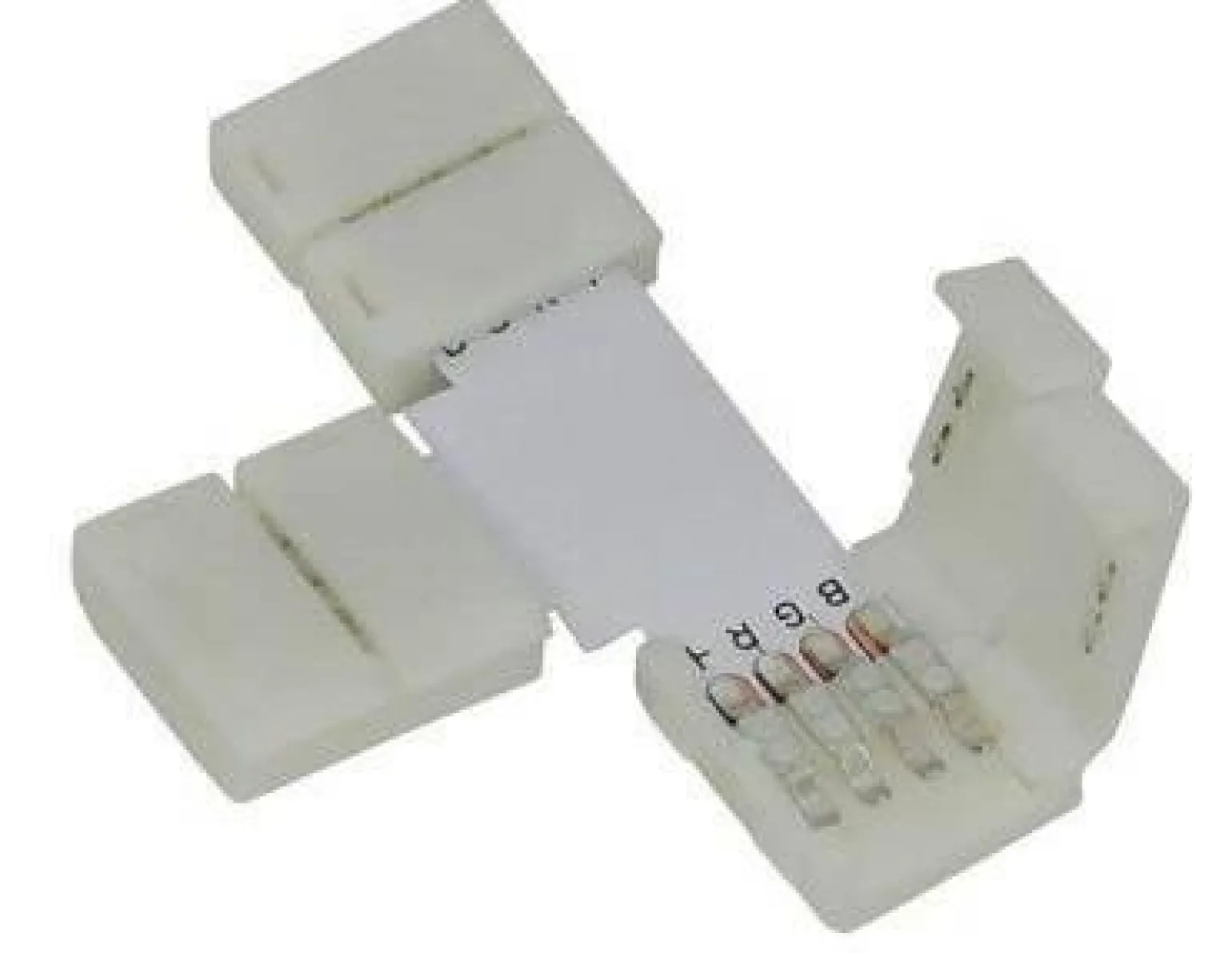 Złączka LED RGB 10mm. Kształt: T (EKPZ050) - Eko-Light