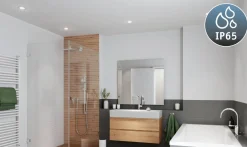 Zestaw 10 Opraw wbudowanych, 3- stopniowa regulacja barwy, 550lm, Biała (PL98197) - PAULMANN