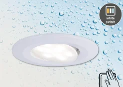 Zestaw 10 Opraw wbudowanych, 3- stopniowa regulacja barwy, 550lm, Biała (PL98197) - PAULMANN