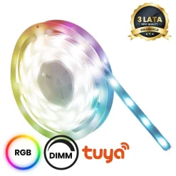 Zestaw LED RGB Wi-FI 3m Smart Tuya IP65 + CCT + Dim 12V (EKSM7689) - Eko-Light