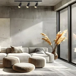 Zestaw Oprawa Mica Track Czarny + Złoty 3xGU10 1m (ML2104) - Milagro