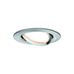 Zestaw Oprawa wbudowana Nova Coin LED 3-st ściemnianie ruchoma 3x6,5W 2700K 230V Żelazo Szczotkowane/Aluminium (PL93483) - PAULMANN