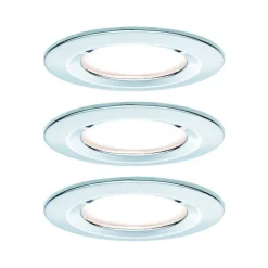 Zestaw Oprawa wbudowana Nova Coin LED 3-st ściemnianie 3x6,5W 2700K 230V Chrom/Aluminium (PL93499) - PAULMANN