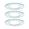 Zestaw Oprawa wbudowana Nova Coin LED 3x6,5W 2700K 230V Chrom/Aluminium (PL93463) - PAULMANN