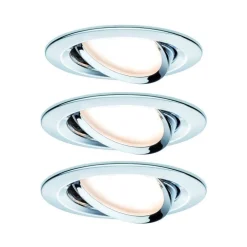Zestaw Oprawa wbudowana Nova Coin ruchoma LED 3x6,5W 2700K 230V Chrom/Aluminium (PL93452) - PAULMANN