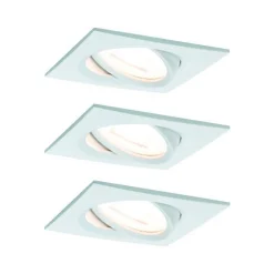 Zestaw Oprawa wbudowana Nova Coin ruchoma LED 3x6,5W 2700K 230V Biały Mat/Aluminium (PL93454) - PAULMANN
