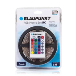 Zestaw taśma LED RGB 12V 3M IP20 PILOT+CE ADAPTER blister (BLAUPUNKT-TL12RGB-SET)