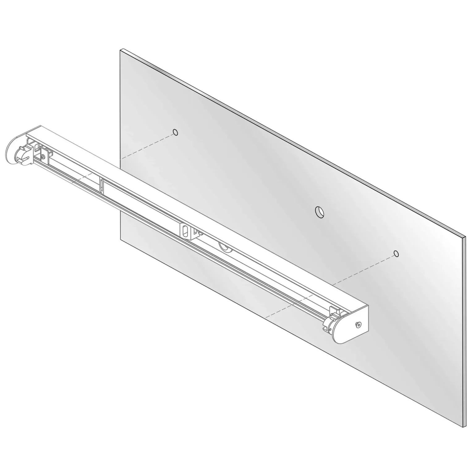 Zestaw uchwytów montażowych do lamp montowanych na lustrze (6001002) - Astro Lighting
