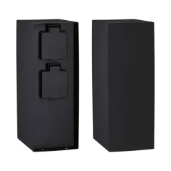 Zewnętrzna kolumna zasilajaca RIO 2GN. 230V IP44 stal szlachetna / antracyt (PL94657) - PAULMANN